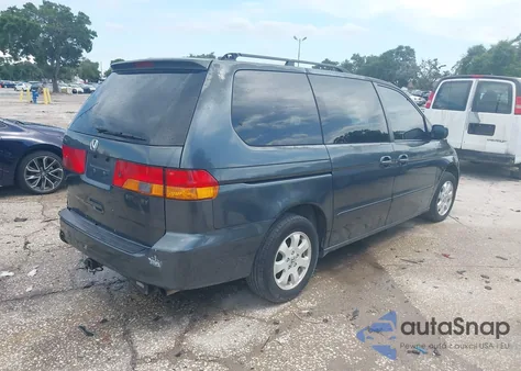 2004 Honda Odyssey Ex-L from USA, damaged, VIN 5FNRL18014B013288